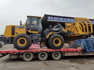 New customer order XCMG wheel loader LW550FV