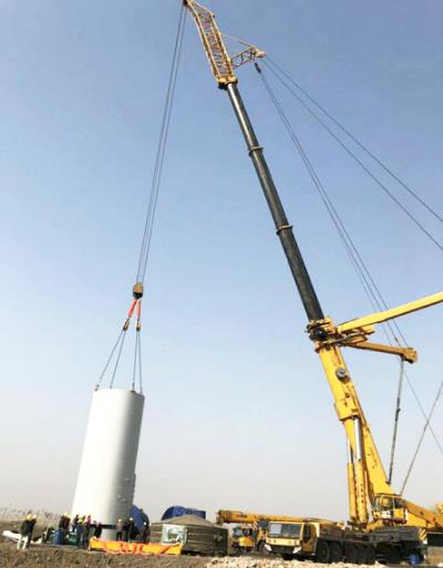 XCMG QAY1200A Hoist in Wind Farm